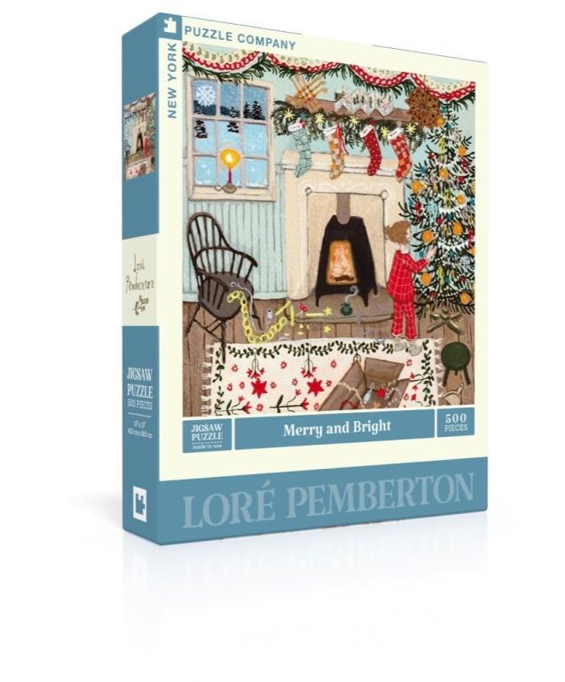 New York Puzzle Company Puzzel Merry and Bright - 500 stukjes