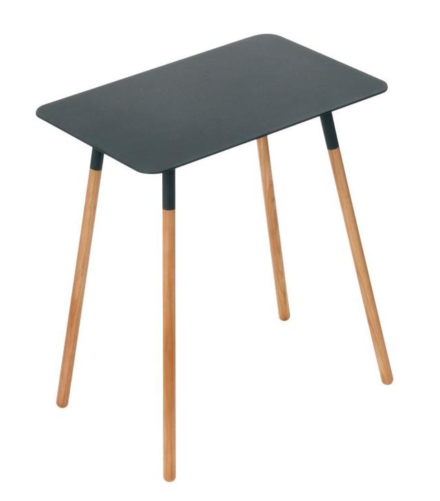 Yamazaki Plain Bijzettafel vierkant - Zwart