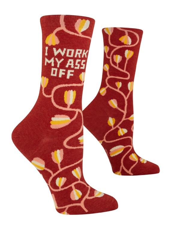 Blue Q Women Socks - Work My Ass Off