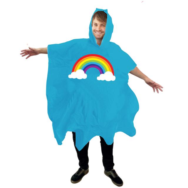 Gift Republic Poncho - Rainbow