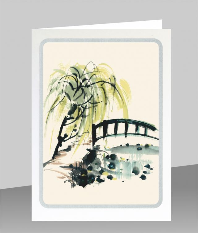 Forever Cards Dao Wenskaart - Willow & Bridge