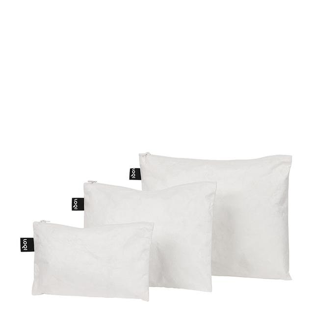 LOQI Zip Pockets - Tyvek White