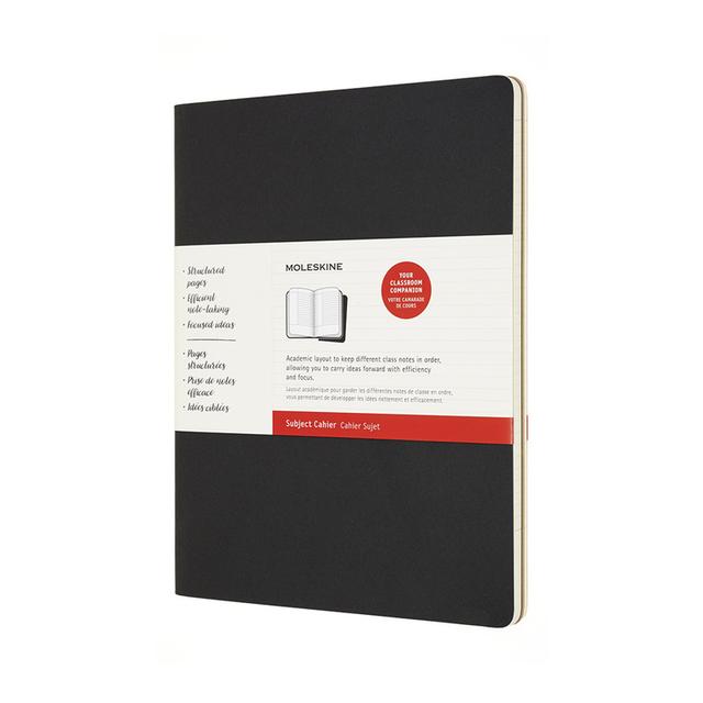 Moleskine Schrift XXL set van 2 - Subject - Black/Kraft Brown