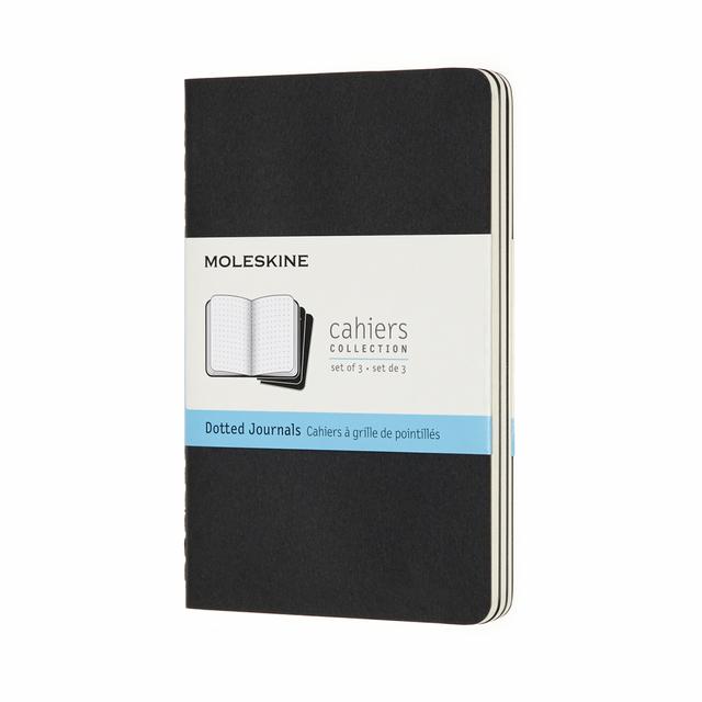 Moleskine Schrift Pocket set van 3 - Softcover - Gestippeld - Black