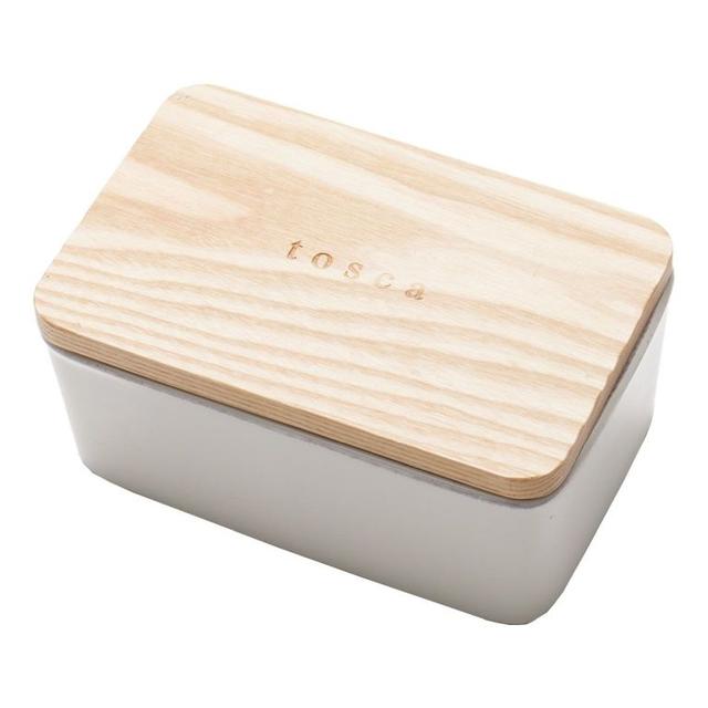 Yamazaki Butter dish - Tosca - White