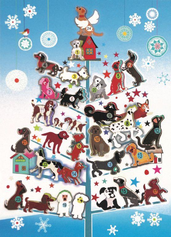 Forever Cards Adventskalender Wenskaart - Dogs