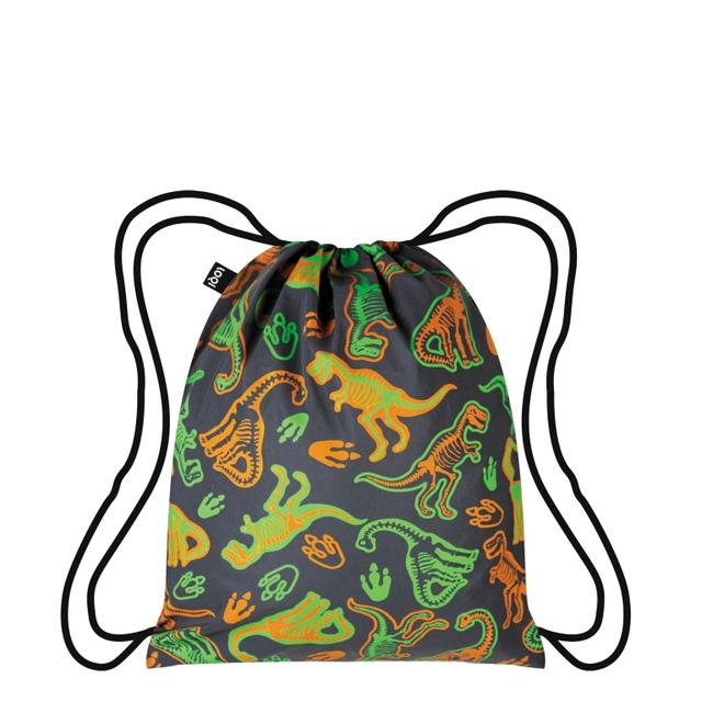 LOQI Backpack - Dinosaur Skeleton Reflective Medium