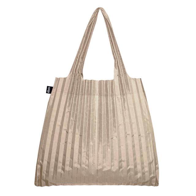LOQI Bag Large - Pleated Mocha gerecycled