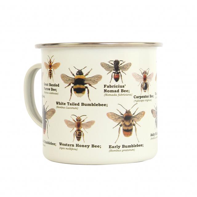 Gift Republic Bee Enamel Mug