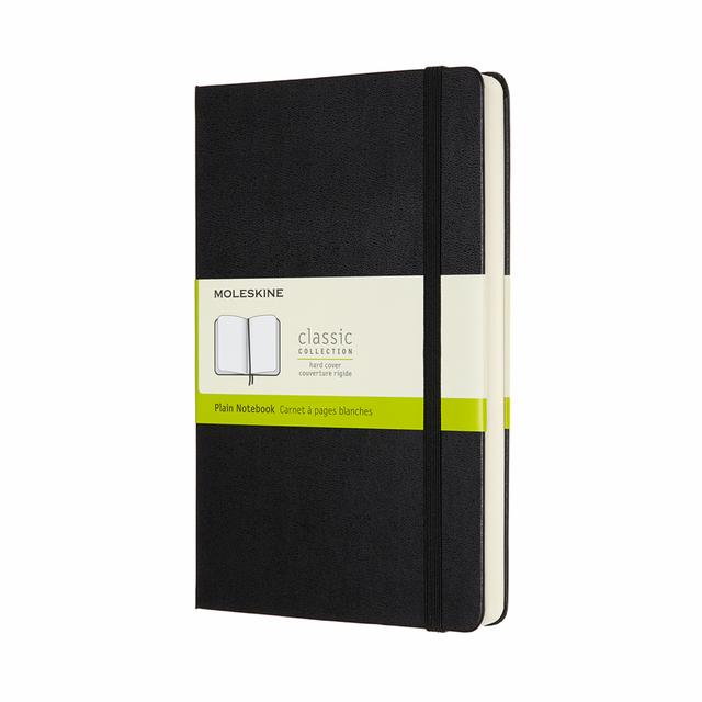 Moleskine Classic Notitieboek Large - Hardcover - Blanco - Black