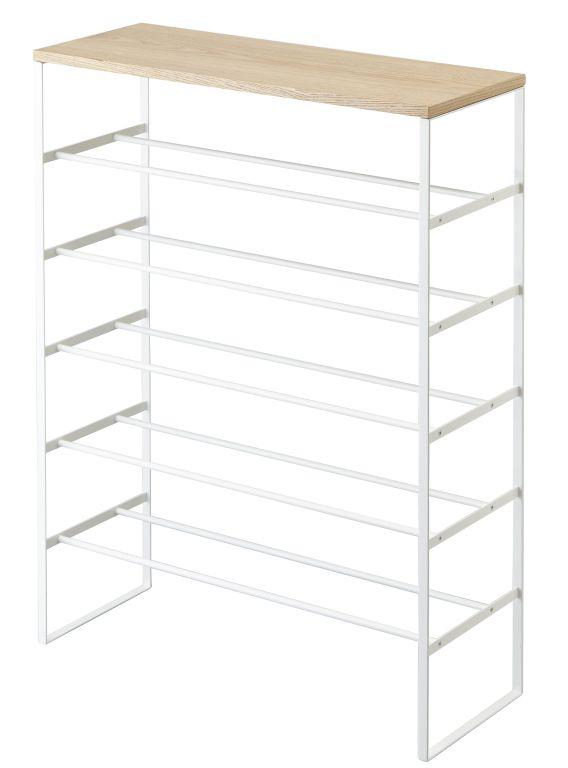 Yamazaki Tower Schoenenrek 6-laags - Wit