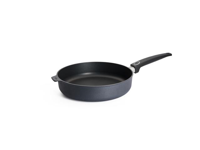 WOLL Diamond Lite Hapjespan inductie met vaste greep - Ø280mm - H 70mm - Zwart