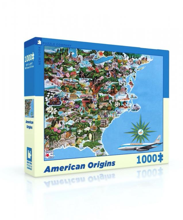 New York Puzzle Company Puzzel American Origins - 1000 stukjes