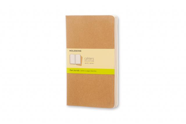 Moleskine Cahier Journals Large Plain Kraft