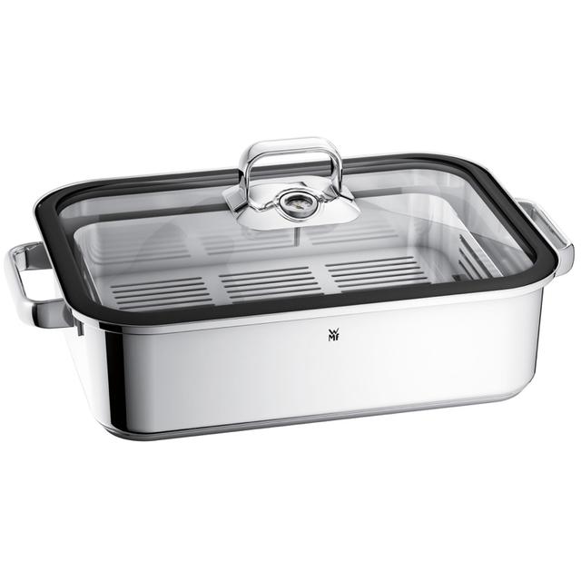 WMF Vitalis Stoom-/braadpan met siliconenrand - 6.5Ltr