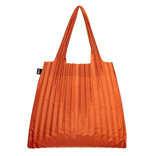 LOQI Bag Large - Pleated Orange