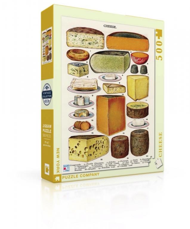 New York Puzzle Company Puzzel Cheese - 500 stukjes