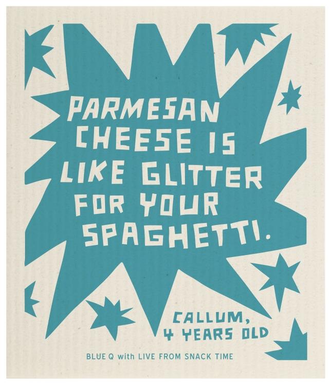 Blue Q Vaatdoek - Parmesan
