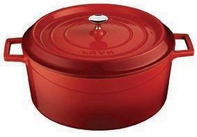 LAVA Trendy Casserole rond - Ø240mm - 4.49Ltr - Red/Black
