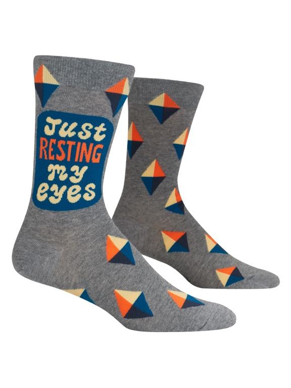 Blue Q Men Socks - Resting My Eyes
