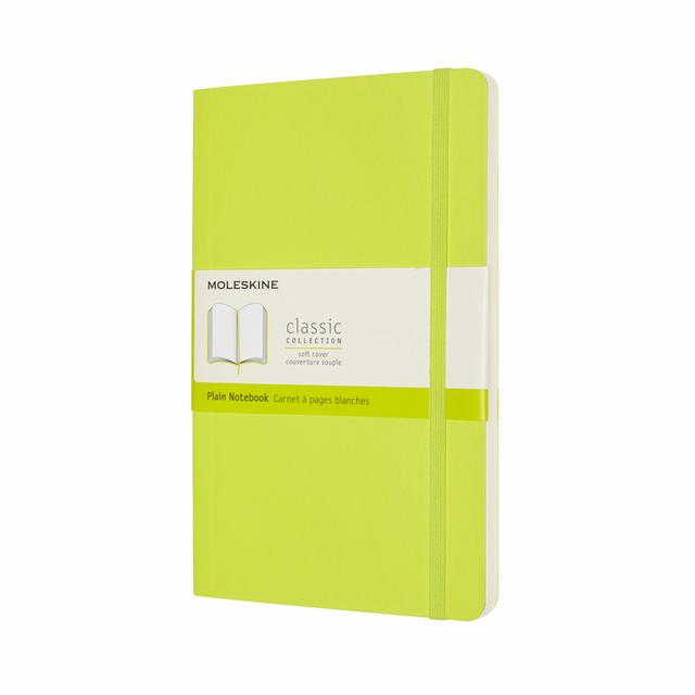 Moleskine Classic Notitieboek Large - Softcover - Blanco - Lemon Green