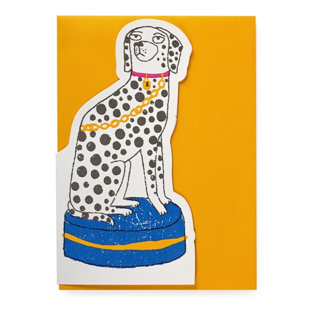Archivist Cards Wenskaart Cut Out - Dalmatian