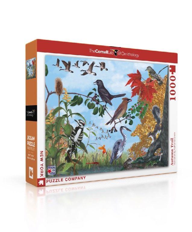 New York Puzzle Company Puzzel Autumn Trail - 1000 stukjes