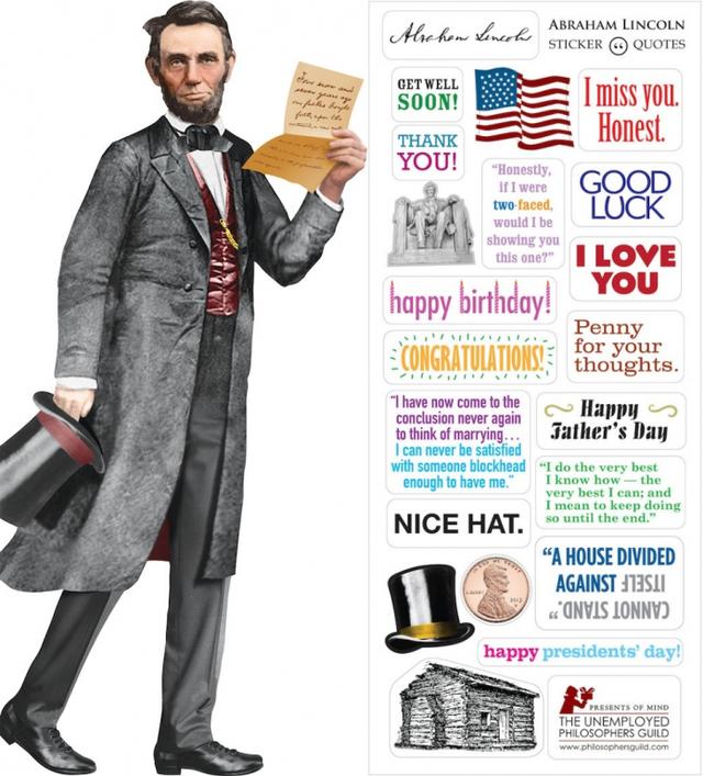 UPG Wenskaart - Abraham Lincoln