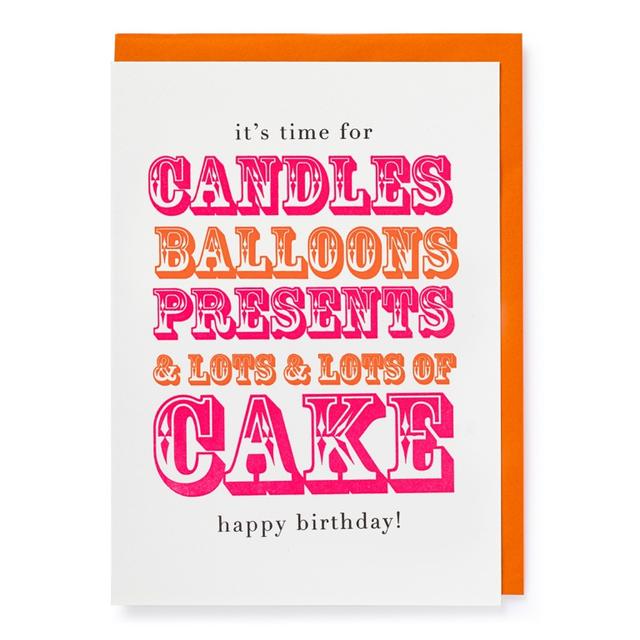 Archivist Cards Wenskaart - It's Time For Candles…