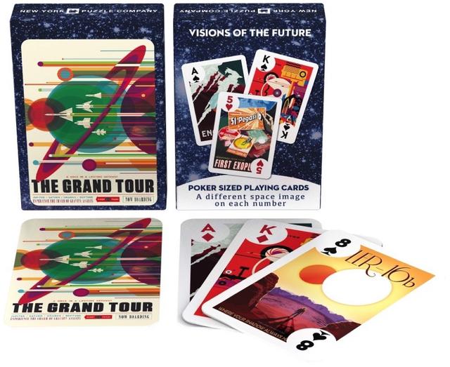 New York Puzzle Company Speelkaarten Visions of the Future