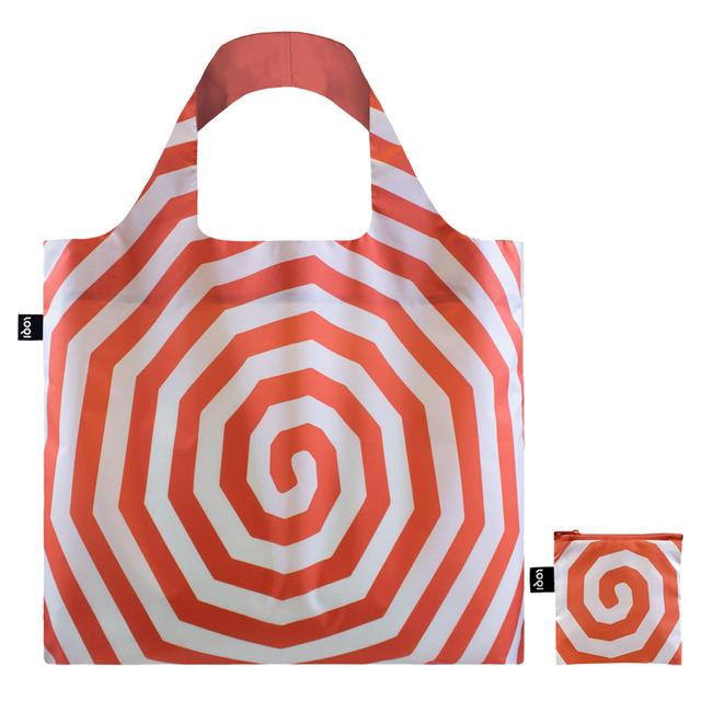 LOQI Bag -  Spirals Red Large Recycled