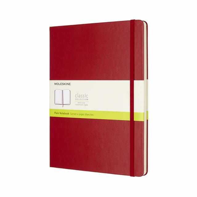 Moleskine Classic Notitieboek XL - Hardcover - Blanco - Scarlet Red