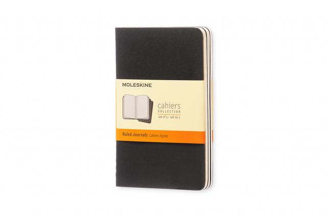 Moleskine Cahier Journals Pocket Ruled Black