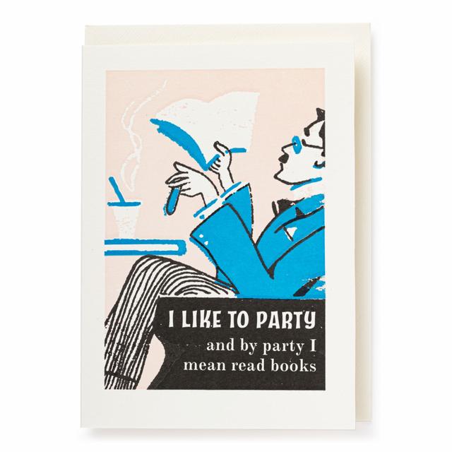 Archivist Cards Card - Reading & Party