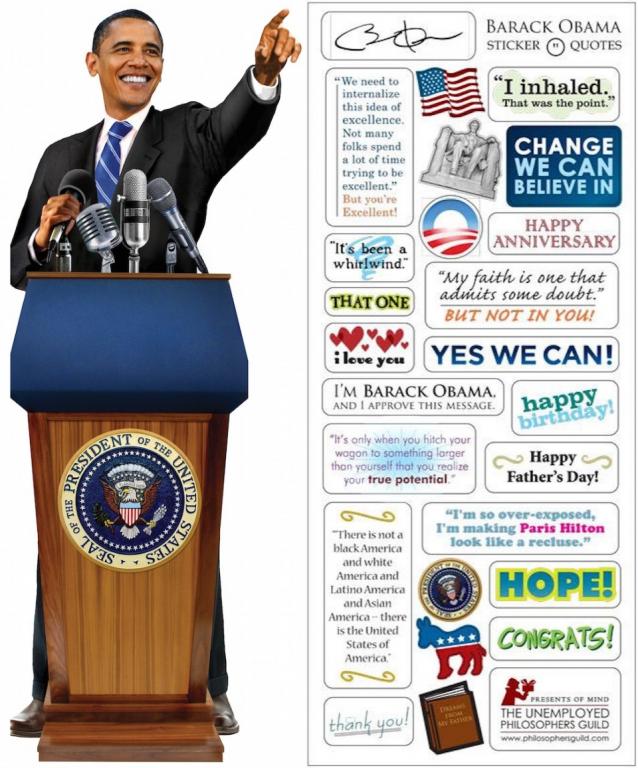 UPG Wenskaart - Barack Obama