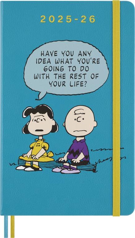 Moleskine Peanuts Weekagenda Large 18 maanden - Hardcover - Charlie & Lucy