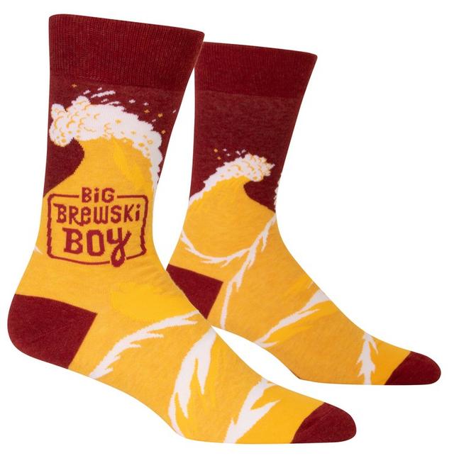 Blue Q  Men Socks - Big Brewski Boy