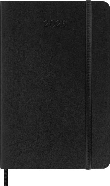 Moleskine Classic Dagagenda Pocket 12 maanden - Softcover - Black