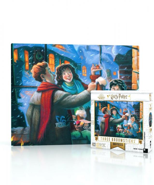 New York Puzzle Company Puzzel Mini Three Broomsticks - 100 stukjes