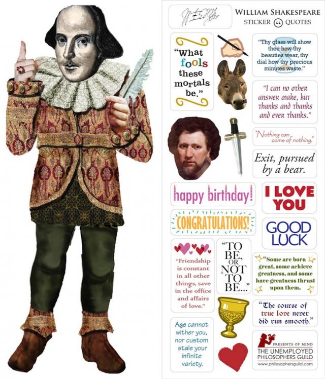 UPG Wenskaart - William Shakespeare