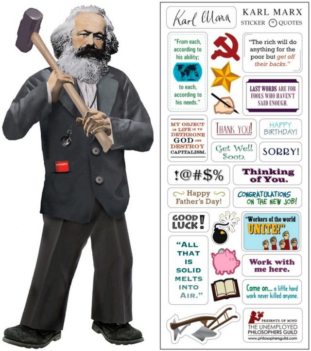 UPG Wenskaart - Karl Marx