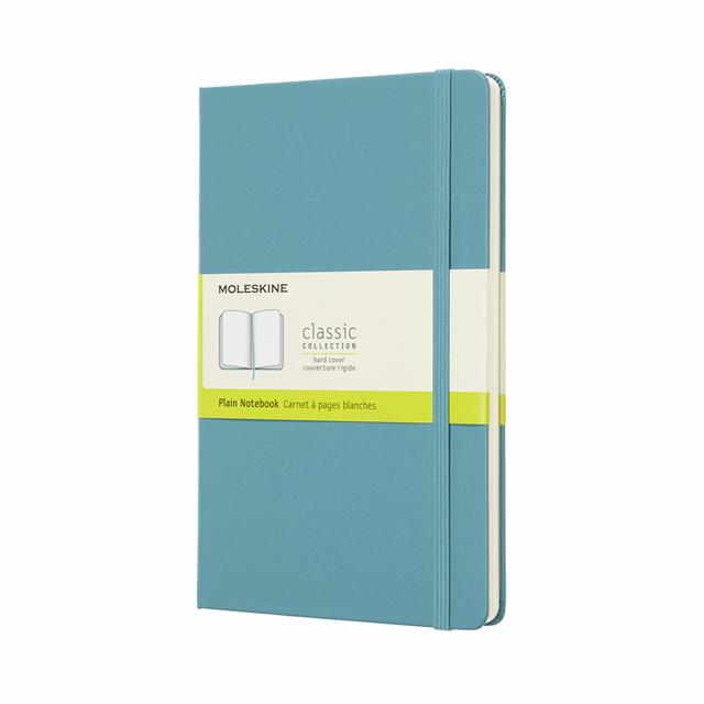 Moleskine Classic Notitieboek Large - Hardcover - Blanco - Reef Blue