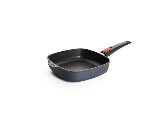 WOLL Diamond Lite Koekenpan vierkant inductie met afneembare greep - 240x240x55mm - Zwart