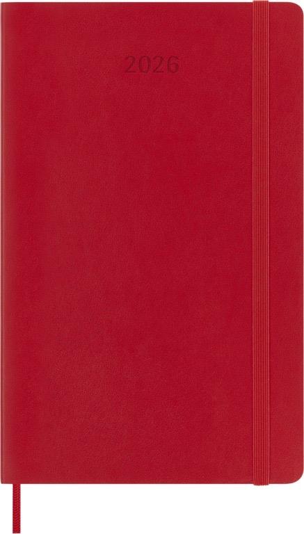 Moleskine Classic Dagagenda Large 12 maanden - Softcover - Scarlet Red