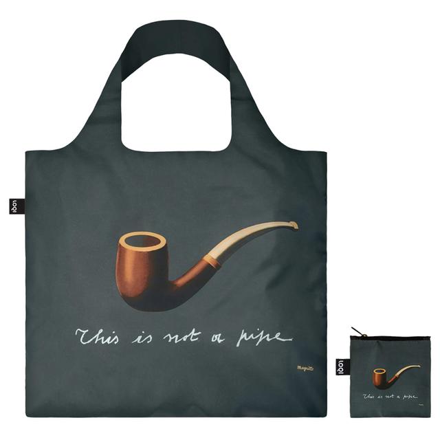 LOQI Bag Large - Treachery of Images gerecycled