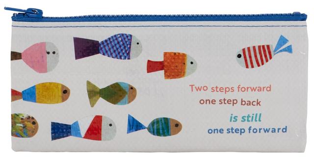 Blue Q Pencil Case - Two Steps Forward