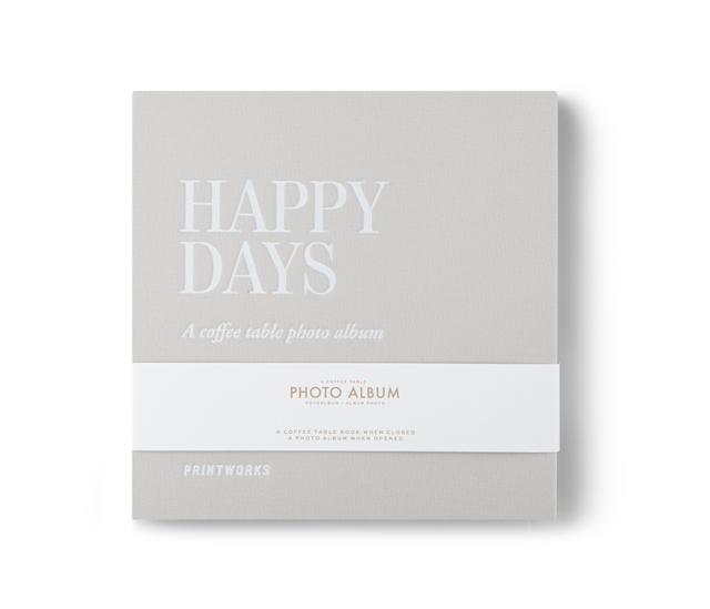 Printworks Fotoalbum S - Happy Days - Grijs
