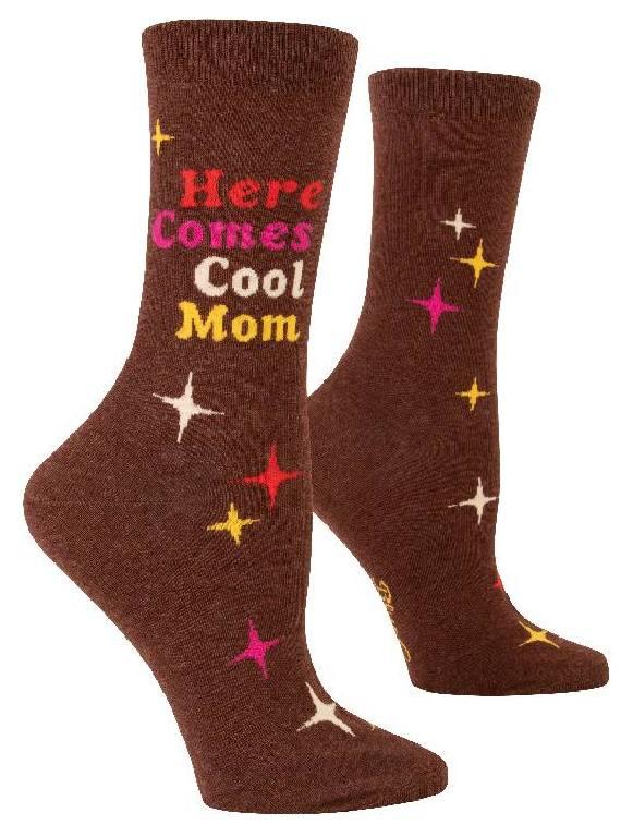 Blue Q Damessokken - Here Comes Cool Mom