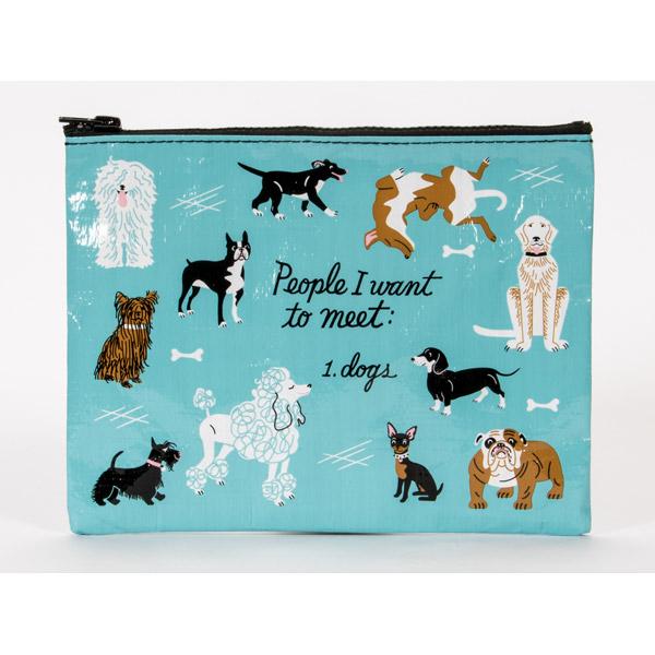Blue Q Zip pocket - People To Meet: Dogs