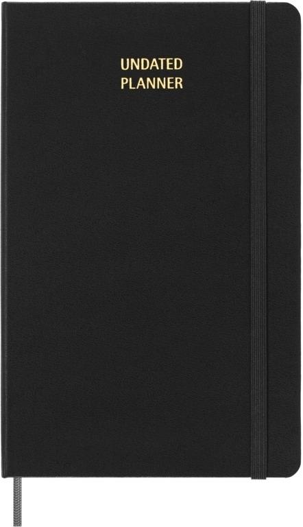 Moleskine Classic Weekagenda Large ongedateerd - Hardcover - Black